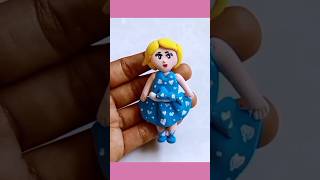 Easy doll making with clay 😍🥰  Robinacreation [upl. by Ley]