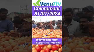 31072024 Chintamani today Chintamani tomato rates Tomato rates Venu7tv [upl. by Mowbray]