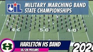 Harleton HS Band UIL 1A2A State Military Marching Contest Prelims 2024 [upl. by Asena]