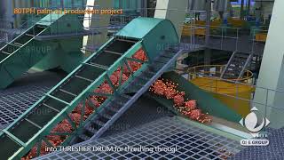 80TPH Palm Oil Production Line  QIE GROUP [upl. by Brig]