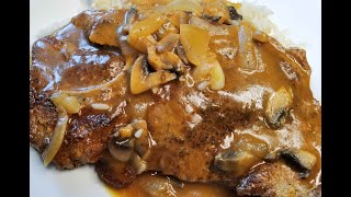 Pork Steak Lovers REJOICE This Smothered Recipe is a GAME CHANGER [upl. by Harrat]