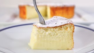 Yogurt Cake NO FLOUR NO BUTTER Recipe  Super Easy Magic Cake  Torta Magica Ricetta  jans baking [upl. by Garber]