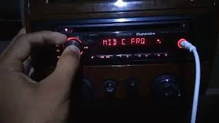 How to set car stereo equaliser settings ll Kenwood old model stereo ll [upl. by Narhem440]