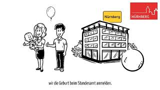 Kombiantrag  Geburt und Kindergeld [upl. by Nekcerb]