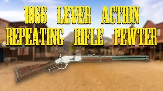 FD1140G 1866 Lever Action Repeating Rifle Pewter from Medieval Collectibles [upl. by Enneirdna]