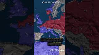 World War 3 in 1949 NATO and WGR vs Warsaw PactCominform  HOI4 TIMELAPSE ww3 shorts hoi4 [upl. by Ahcsrop]