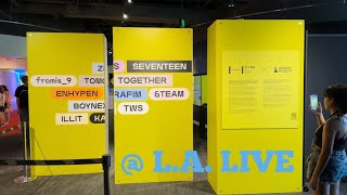 HYBE X Grammy Museum  LA Live KPop Exhibit [upl. by Siderf]