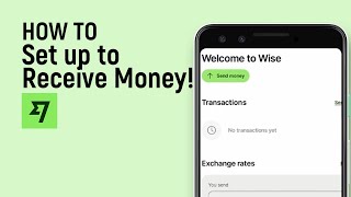 How to Set up Wise Account to Receive Money easy [upl. by Yrevi]