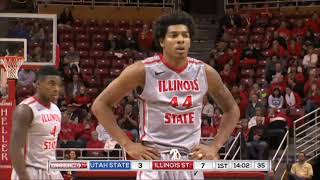 NCAAB 2014 Utah State at Illinois State [upl. by Clarkson]