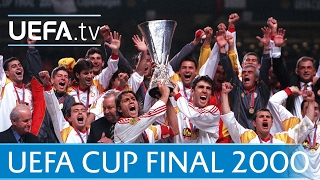 2000 UEFA Cup final highlights  GalatasarayArsenal [upl. by Cowey523]