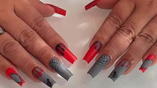 22 Spider Nail Art Ideas With a Subtle Spooky Vibe [upl. by Lleinnad]