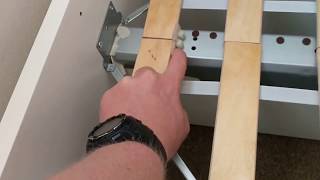 DIY IKEA Brimnes Bed Silencing the squeeks [upl. by Doubler]