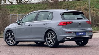 Volkswagen NEW Golf 2023 GTE in 4K Moonstone Grey 18 inch Bakerfield Walk around amp detail inside [upl. by Ahsert]