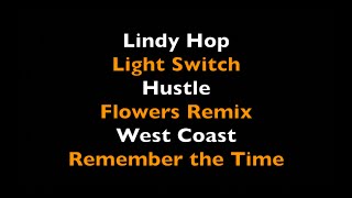 FASTER Specialty Round Playlist 2 Lindy Hop Hustle West Coast Ballroom Dance Comp Flight Music [upl. by Lars]