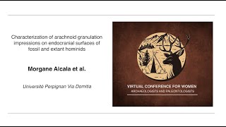 Arachnoid granulation impressions on endocranial surfaces of hominids  Morgane ALCALA et al [upl. by Nolla]