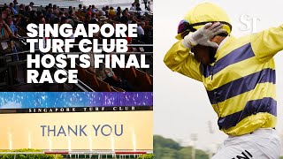 End of an era Singapore Turf Club marks end of 182year chapter with final race [upl. by Marcellus]