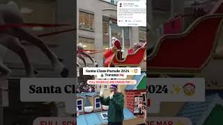 Santaclause parade road mapsave and share and subscribe christmas holiday toronto santaparade [upl. by Tommie]