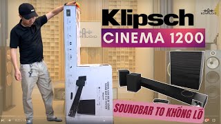 Mở Hộp Đánh Gía Soundbar Cực Khủng KLIPSCH CINEMA 1200 514 CH Dolby Atmos Công Suất Lớn 1200W [upl. by Louis]