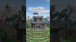 Building A Small Castle In Minecraft [upl. by Milly]