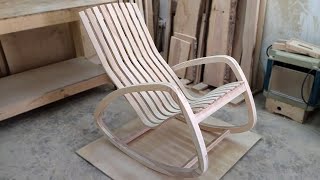 Wooden rocking chair DIY  Креслокачалка своими руками [upl. by Yerac365]