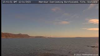 12 November 2023  Aberdour WeatherCam Timelapse [upl. by Mortensen]