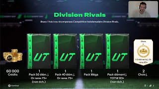 🏅RÉCOMPENSES DIVISION RIVALS DIV 2  FC25 LIVE ✨ [upl. by Yam]