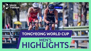 Race Highlights  2024 TONGYEONG WORLD TRIATHLON CUP  Men [upl. by Jany659]