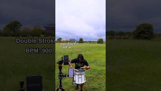 900 BPM Double Stroke Roll [upl. by Samohtnhoj]