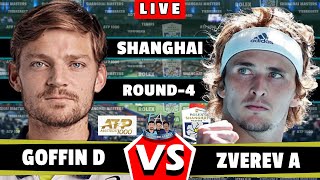 A Zverev vs D Goffin • Shanghai Masters ATP 1000 2024 Round 4 Zverev Goffin tennis ATP [upl. by Eedebez671]