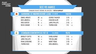 Standard Coventry CC 1st XI v Harborne CC Warwickshire League 1st XI [upl. by Daron500]