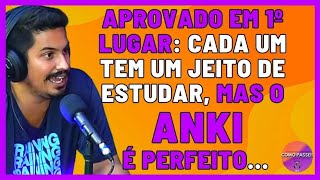 Aprovado em 1º Lugar no Concurso Público Explicou Porque Usou o ANKI e Ter Dado Tanto Certo [upl. by Enelrihs]