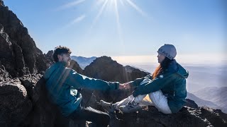 We climbed the HIGHEST mountain in Northern Africa  Mount Toubkal Atlas Mountains [upl. by Odnalor]