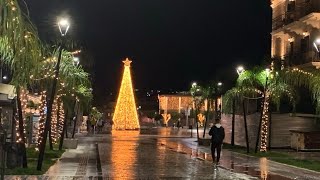 Argostoli Kefalonia Greece impressive decorations for Christmas 2020 [upl. by Hasile]