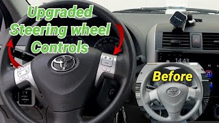 Corolla gets OEM fit Steering Wheel Controls Part1  20092011 [upl. by Carrel]