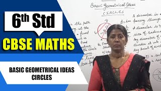 6th Std CBSE Maths Syllabus  Basic Geometrical Ideas  Circles  CBSE Maths [upl. by Uyekawa]