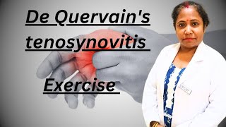 De Quervains tenosynovitis exercise [upl. by Engapmahc200]