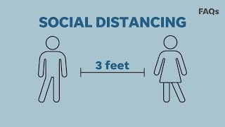 Why social distancing is critical to curbing the coronavirus pandemic  Just The FAQs [upl. by Orbadiah]