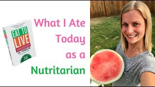 What I Ate Today as a Nutritarian [upl. by Massingill]