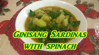 GINISANG SARDINAS WITH SPINACH RECIPE BY MAMAMAYANG [upl. by Scott123]