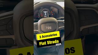 3 Acessórios Para Sua Fiat Strada 2024  fiatstrada fiat shorts [upl. by Melba123]