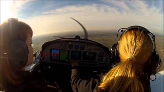 Aero AT3 R100 SPGDL Glass Cockpit over Mielec [upl. by Sellma]