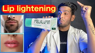 Melalumin lip lightening cream review  Melalumin lip lightening cream kaise use kare  melalumin [upl. by Janaye]