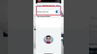 Como activar o desactivar ventanas emergentes popups en iPhone [upl. by Nahtnhoj]