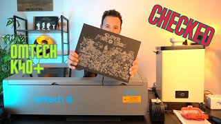 OMTECH K40 CO2 LASER  REVIEW [upl. by Atenaz]