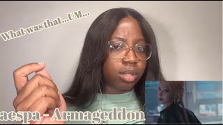 aespa 에스파   Armageddon MV Reaction [upl. by Trebled597]