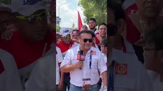 Orderique y la hinchada peruana hacen vibrar USA con su pasión y alegría🤪 [upl. by Ehtnax]