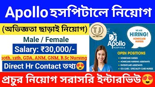 Apollo Hospital Recruitment 2024  Apollo Hospital Job Vacancies 2024  Staff Nurse Vacancy 2024 [upl. by Yentruok]