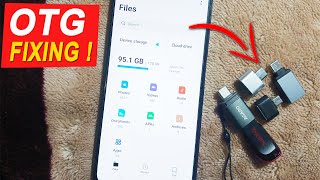 OTG Not working on android  OTG pen drive not working in mobile [upl. by Aticilef89]