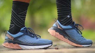 HOKA ONE ONE ARAHI 3 REVIEW The Clifton 6 with stability [upl. by Anihta480]