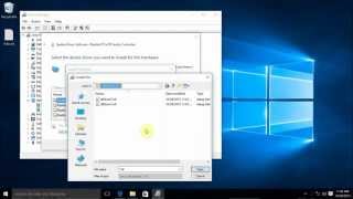 How To Install a Windows 10 Driver using an INF File [upl. by Lorinda]